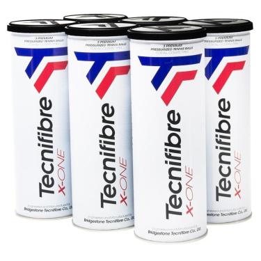 Imagem de Bola de Tênis Tecnifibre X-One Pack com 06 Latas-Unissex