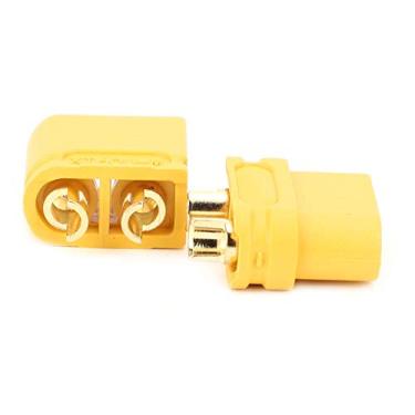 Imagem de aqxreight 10 Pares XT60U Conectores Macho Fêmea Plugue de Latão Banhado a Ouro de Alta Corrente para Aeronaves Modelo RC Alta e Temperatura de Ignição que será Resistente à Temperatura da Chama, Não