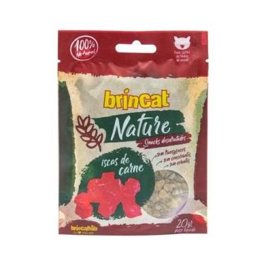 Imagem de Pestico Snack Nature Brincat 20g Para Gatos Sabor Carne Alimento Desid