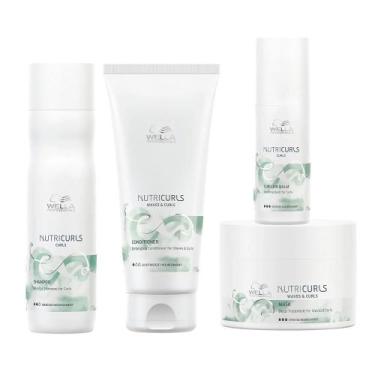 Imagem de Wella Professionals NutriCurls Kit  Shampoo + Condicionador + Máscara 