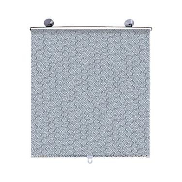 Imagem de Persiana retrátil para para-brisa Protetor de visor janela carro com 3 ventosas Cortinas solares automotivas Isolamento