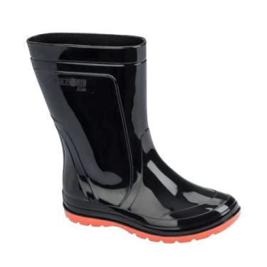 Imagem de Bota Galocha Grendene kids Pega Forte Infantil, Laranja, Preto, 27/28