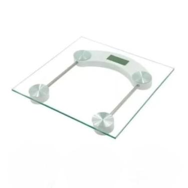 Imagem de Balança Digital Corporal Eletrônica Vidro Até 180kg Bateria Mede Peso Corpo Uso Profissional Residencial