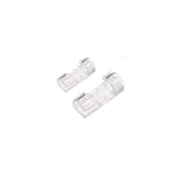 Imagem de Kit 20 Organizador de Cabos Organizador de Fios Autoadesivo Transparente Premium Resistente Fita 3M Alta Fixação Clips Abraçadeira Ideal para Mesa e Paredes Casa e Escritórios