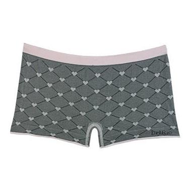 Imagem de Calcinha delrio boxer em jacquard coração sem costura 8203