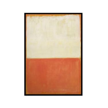 Imagem de Pôster de arte de parede vintage Mark Rothko arte moderna abstrata blocos de cores minimalistas pintura em tela impressão sala de estar decoração de casa (SKU23,20,3x30,5 cm = (20 x 30 cm), moldura