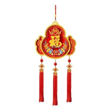 Imagem de rockible Enfeite de Ano Chinês para Pendurar, Pingente Festivo 2026 com Cavalo, Decoração para o Ano Lunar, Style E