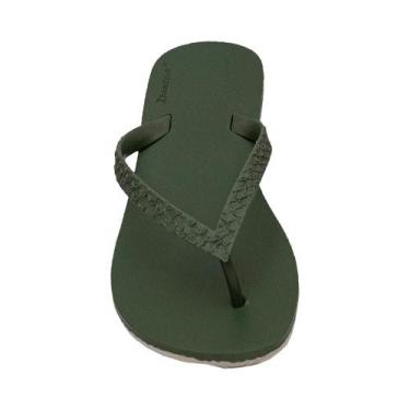 Imagem de Chinelo de Dedo Verde Escuro Tira Texturizada  Ipanema - Olympikus, Ve