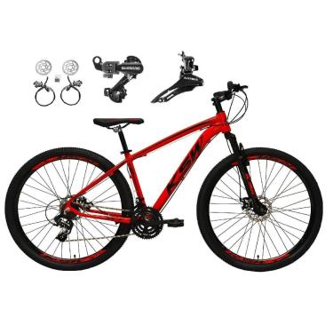 Imagem de Bicicleta Aro 29 KSW XLT 24v Shimano Freio Hidráulico Suspensão Dianteira MTB Alumínio-...