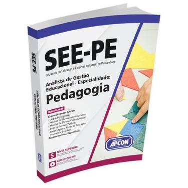 Imagem de Apostila SEE-PE 2022 - Analista de Gestão Educacional - Especialidade: