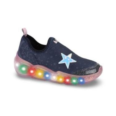 Imagem de Tênis Infantil de Luz Menina Bibi Roller Celebration 3.0 Sugar de Estrela-Feminino