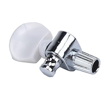 Imagem de Generic Banjo Tuning Peg de Engrenagem 10:1 Eficiente para Efeito de Ajuste Rápido para Todos Os Banjos Modernos/vintage ABS Branco + Metal