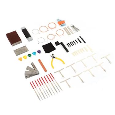 Imagem de Generic Kit de Ferramentas de Guitarra, Opção de Reparo de Manutenção de Cordas para Iniciantes, Afinador de Metal ABS