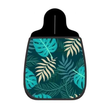 Imagem de Lixeira De Carro Organizador Lixinhocar Folhagem Tropical Verde