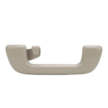 Imagem de 1pc carro interior telhado teto puxar alça interior pega telhado Compatível com toyota/corolla/altis/yaris/highlander/kluger 74610-52020(Beige With Hook)