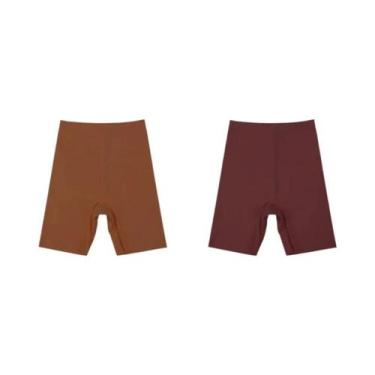 Imagem de Calcinhas Longas Sem Costura De Cintura Alta Para Mulheres, Confortáve