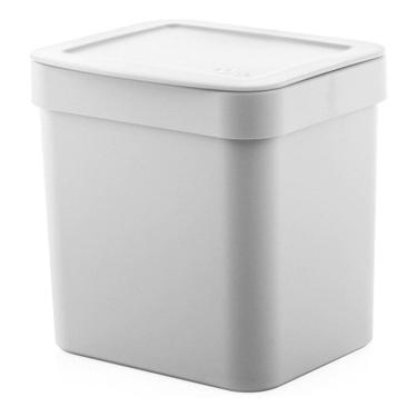 Imagem de Lixeira Trium 4,7 Litros - Branca - Ou