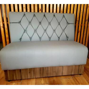 Imagem de Poltrona booth super luxo 1,20cm amadeirada - O REI DAS POLTRONAS