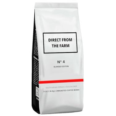 Imagem de Café em Grão Não Torrado 100% Arábica - DFTF04 - Sul de Minas Gerais, | BLEND Nº 4 | 3 Lb (1,36 Kg)
