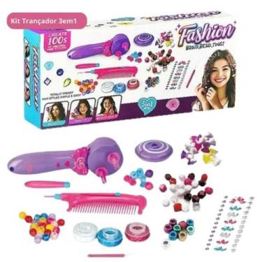 Imagem de Kit Trançador de Cabelos 3 em 1 Fashion Infantil Menina - Kids