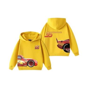Imagem de Moletom Com Capuz Infantil, Meninos, Meninas, Carros, Relâmpago McQuee