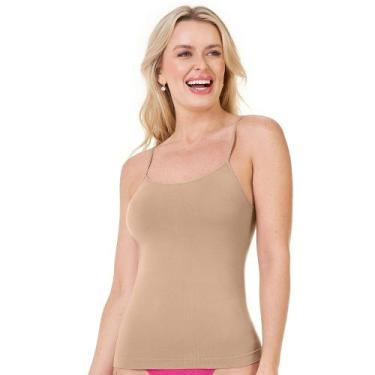 Imagem de Regata Básica sem Costura Bege Zee Rucci, M