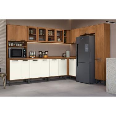 Imagem de Cozinha Modulada Kappesberg 12 Peças Linna C12P06 Canela/Off White