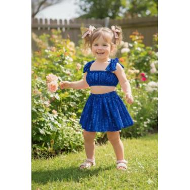 Imagem de Conjunto de Carnaval Infantil em Paetê Brilhante 4 a 8 Anos  Fantasia 