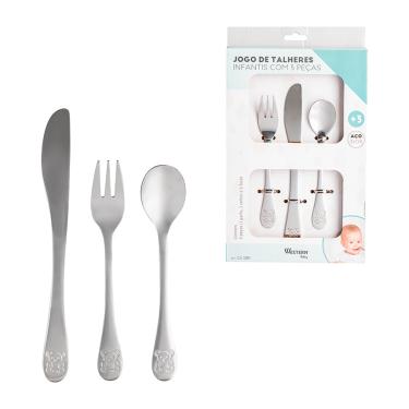 Imagem de Talher Infantil Jogo 3 Peças Western