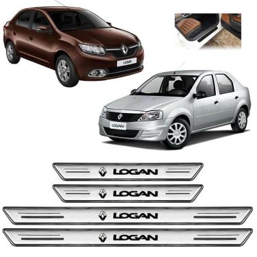 Imagem de Soleira De Porta Platinum Logan Todos 2008 A 2025 Prata