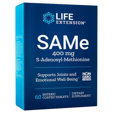 Imagem de Same 400mg (60 Tablets) Life Extension, Suplemento alimentar, Without 