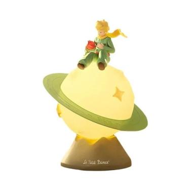 Imagem de Luminária Decorativa Infantil Do Pequeno Príncipe Com Rosa E Planeta, 