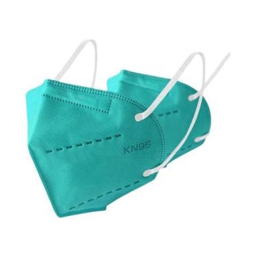 Imagem de Máscara FFP2 Preta 10-200pcs 5 Camadas Kn95 Aprovada Pelo CE Respirado