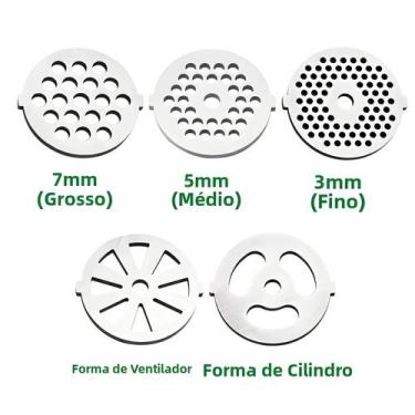 Imagem de Discos De Lâminas De Aço Inoxidável Para Moedor De Carne, Peças De Rep