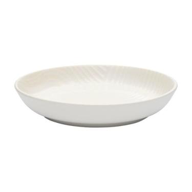 Imagem de Prato Fundo De Cerâmica 20,5cm Flat Zen Branco Oxford