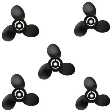 Imagem de KIT 5 Hélice Motor de Popa Mercury 15Hp 9 1/4 X 10