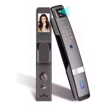 Imagem de Fechadura Digital Eletrônica com Câmera e Campainha App Tuya