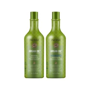 Imagem de Inoar Argan Oil System - Kit Shampoo e Condicionador Litro