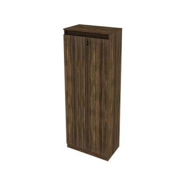 Imagem de Armário Alto com 2 Portas para Escritório ME4151 Nogal Tecnomobili, No