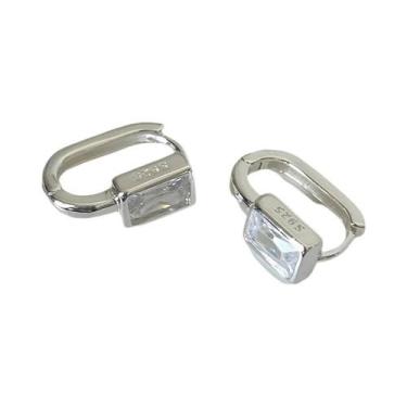 Imagem de Brincos De Argola Em Zircônia Dourada E Prateada Para Mulheres, Format