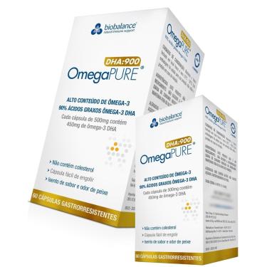 Imagem de Omegapure DHA 900 Biobalance O Melhor Ômega 3 Para Nutrição Cerebral-Unissex