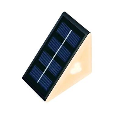 Imagem de Luzes Solares RGB Brancas Quentes Para Degraus, IP67 À Prova d'Água, A