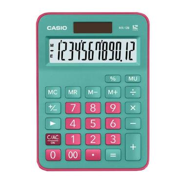 Imagem de Calculadora de mesa 12 dígitos MX 12B GNRD Verde Casio