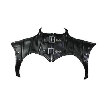Imagem de Corset Gótico Punk De Cavaleiro Em material sintético Com Armadura Par