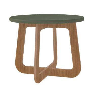 Imagem de Mesa de Centro Jasmin com Pés MDF Artely, Carvalho/Menta