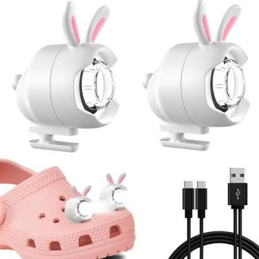 Imagem de Luces Recargables para Zapatos con Diseño de Conejo Funnaitt 2PCS, Imp