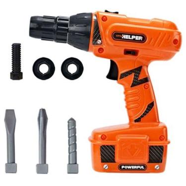 Imagem de Parafusadeira Brinquedo Educativo Infantil Kit Ferramentas Criatividad