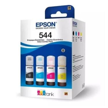 Imagem de Kit combo economico 4 refis tinta p/ l3150 l3250 l5590 e mais. bmcy - 