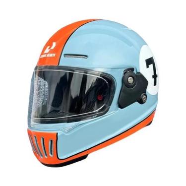 Imagem de Capacete De Moto Vintage Retrô Aberto Certificado DOT Para Verão - Cas