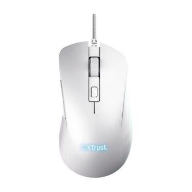 Imagem de Mouse Gamer GXTrust 924W Ybar+, Iluminação RGB, 6 Botões, 25600 DPI, USB, Branco - 2489...